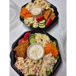 Assiette froide, poulet...