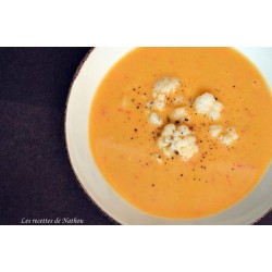 Soupe chou-fleur/poivrons...