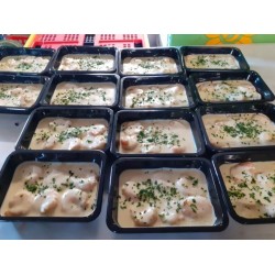 Scampis crème ail (entrée)